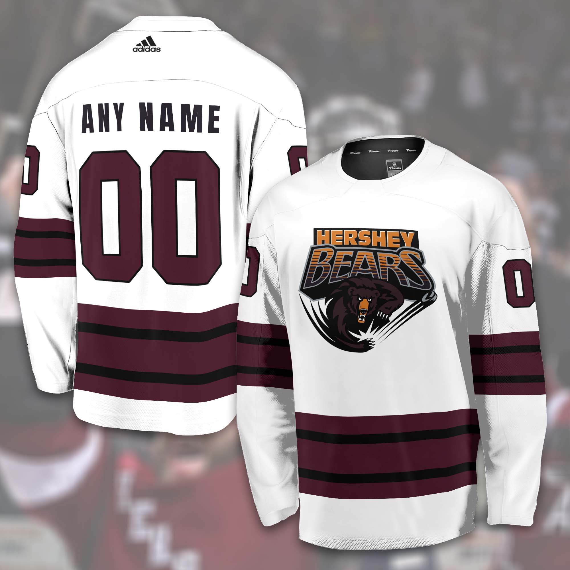 Personalized AHL Hershey Bears 2023 Personalize Your Own New