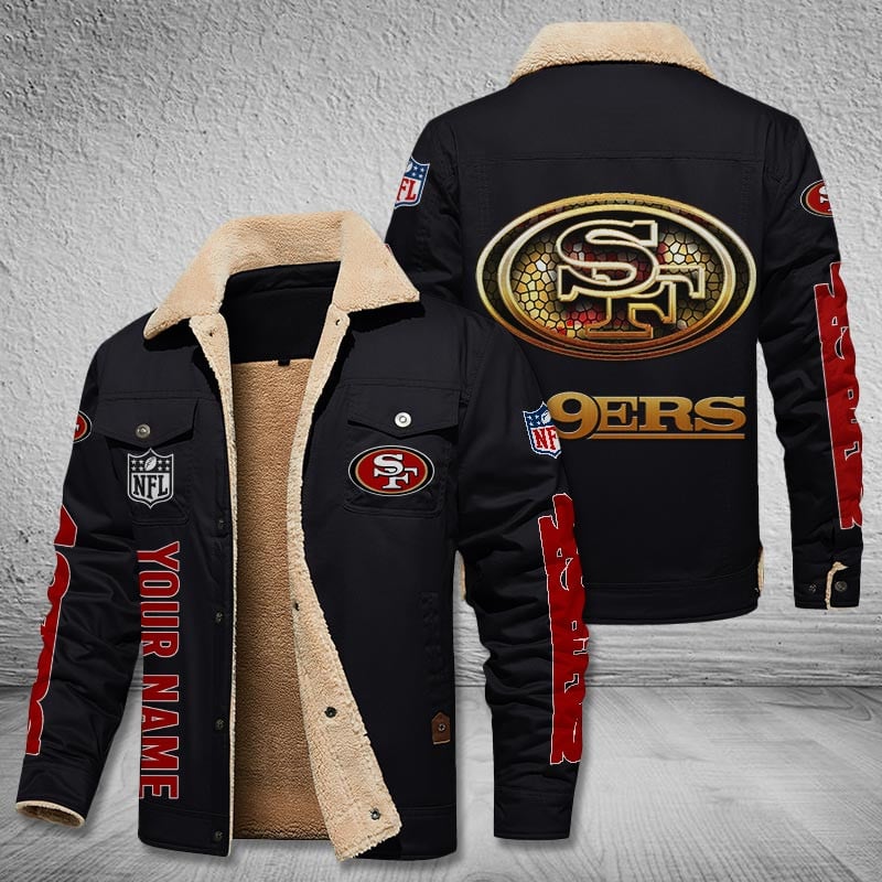 Personalized Your Name NFL San Francisco 49ers Hoodie 3D Gifts For Veterans  Day