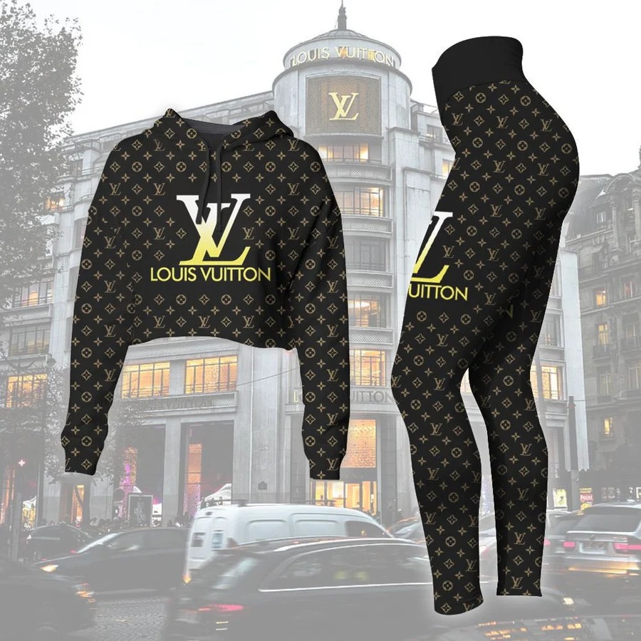 TRENDING] Louis Vuitton Hoodie Leggings Luxury Brand LV Clothing