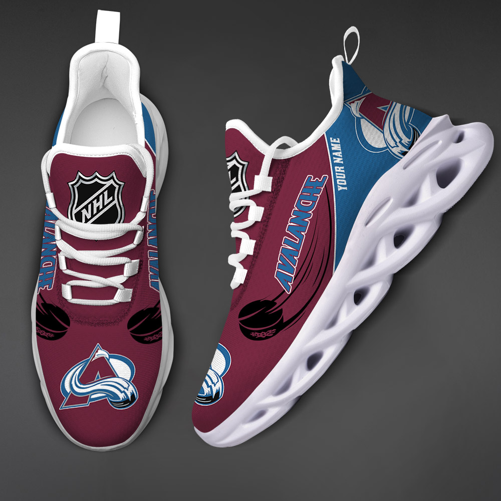 Colorado Avalanche Personalized Name NHL New Luxury Max Soul Shoes Best  Gift For Fans