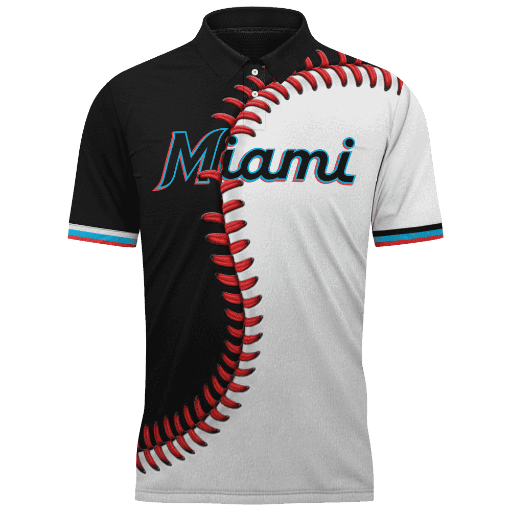 MLB Miami Marlins Mix Jersey Custom Personalized Hoodie Shirt - Growkoc