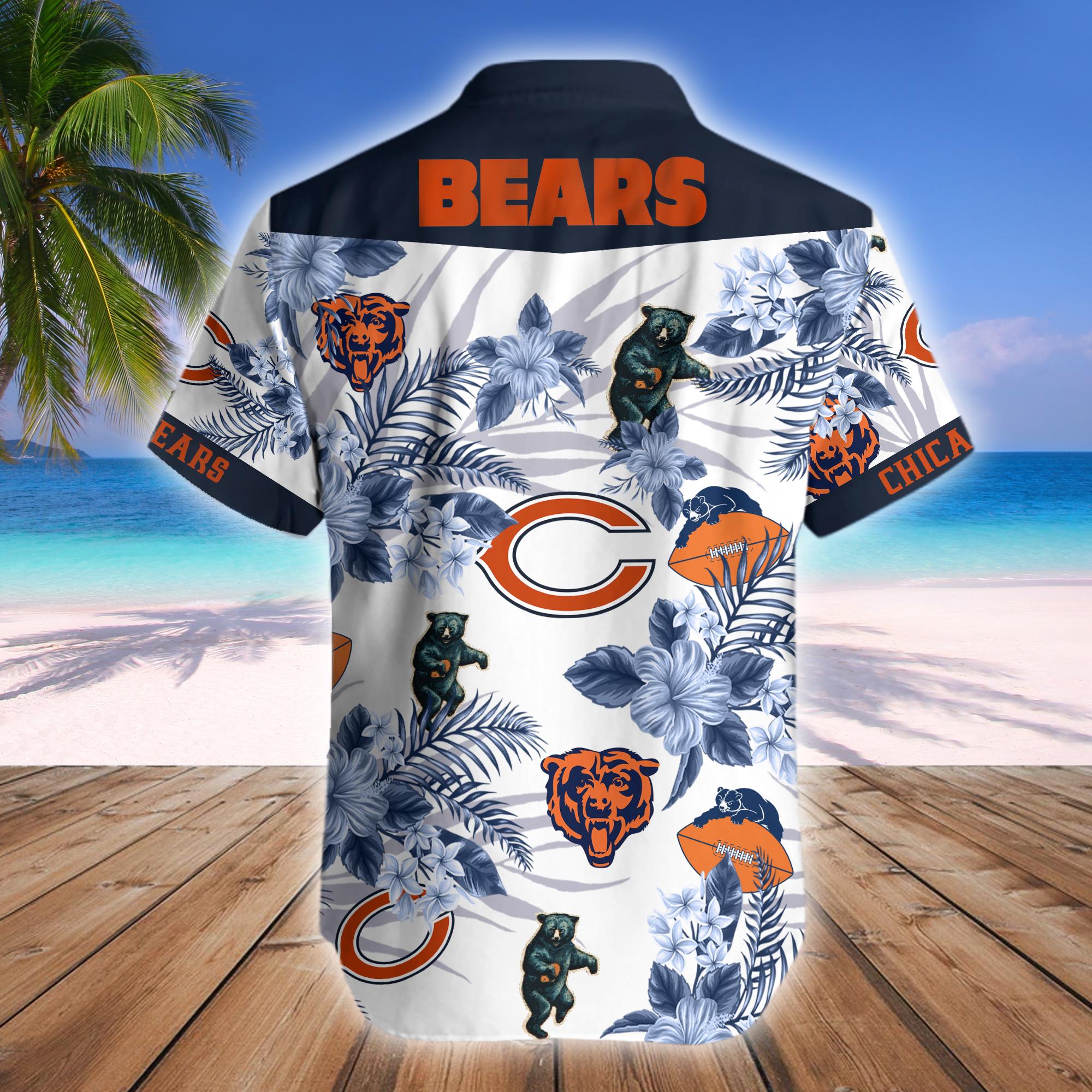 Chicago Bears-NFL Floral Hawaii Shirt-SP26042316ID02 - Welo Gift