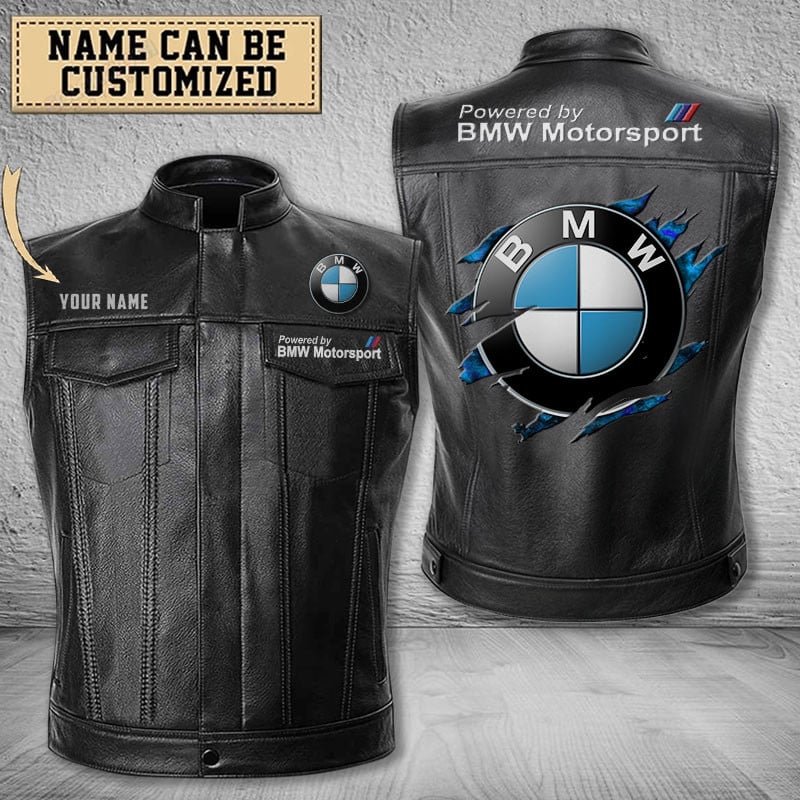 BMW-Motorcycles Vest Leather Jacket-SP28062333ID02 - Welogift