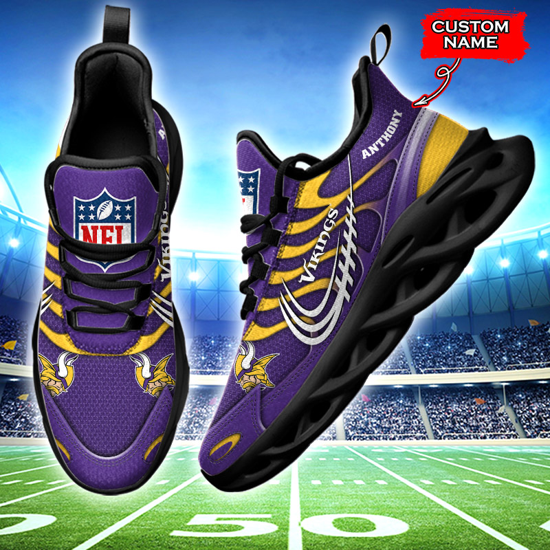 Minnesota Vikings NFL Clunky Shoes Sport Fans Gift Men And Women Max Soul  Sneakers