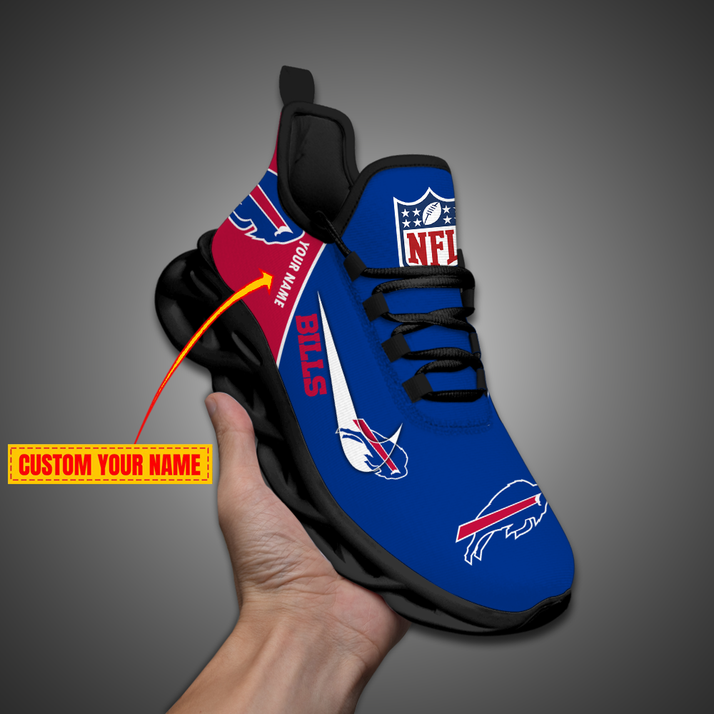 BEST NFL Buffalo Bills Max Soul Sneaker Custom Name