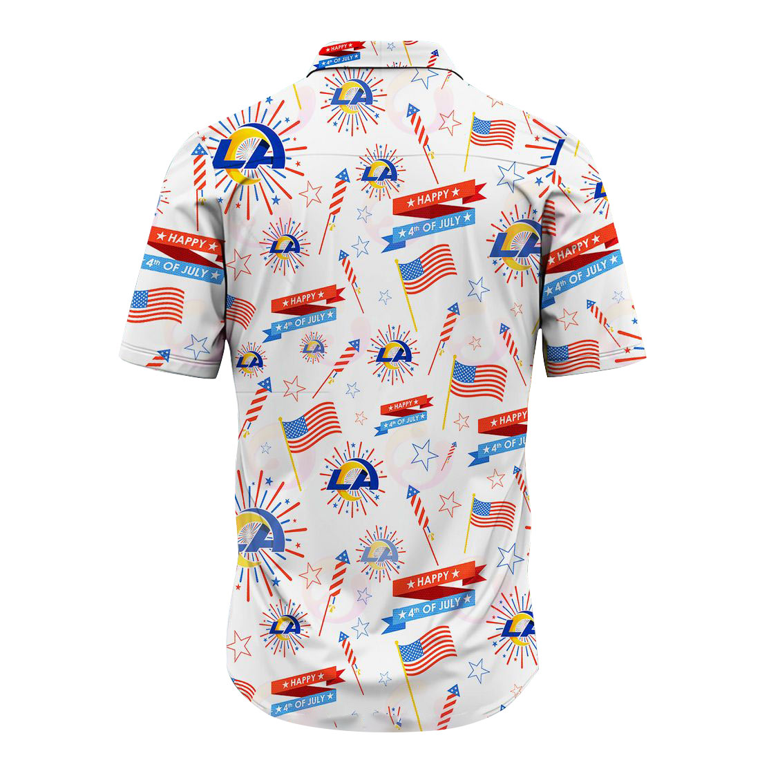 Los Angeles Rams NFL Hawaiian Shirt 4th Of July Independence Day