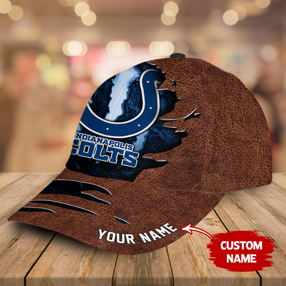 Indianapolis Colts NFL New 2023 Personalized Printed Classic Cap