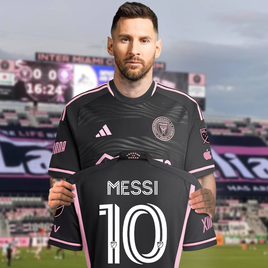 .MLS-Inter Miami Messi #10 Football Jersey Black-SP09062302ID02 - Welogift