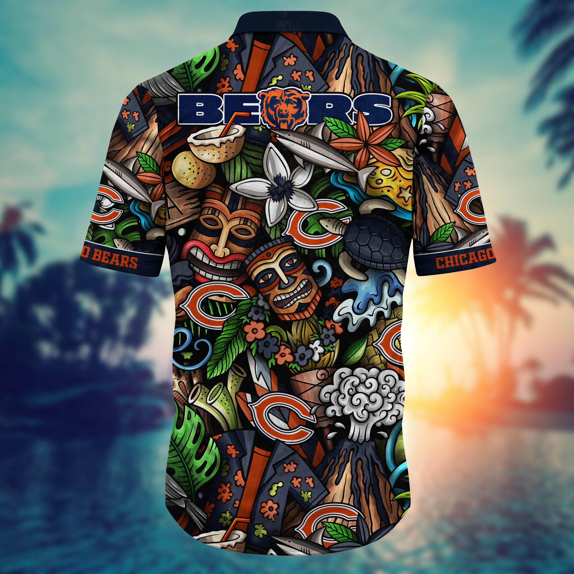 NFL Chicago Bears Hawaiian Shirt Chicago Bears Gift Ideas - T-shirts Low  Price