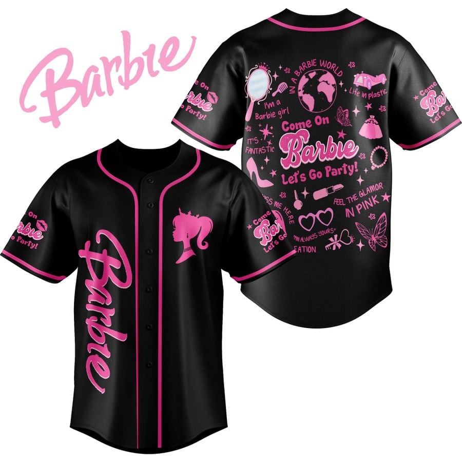 Baltimore Orioles Barbie Baseball Jersey Black - Scesy