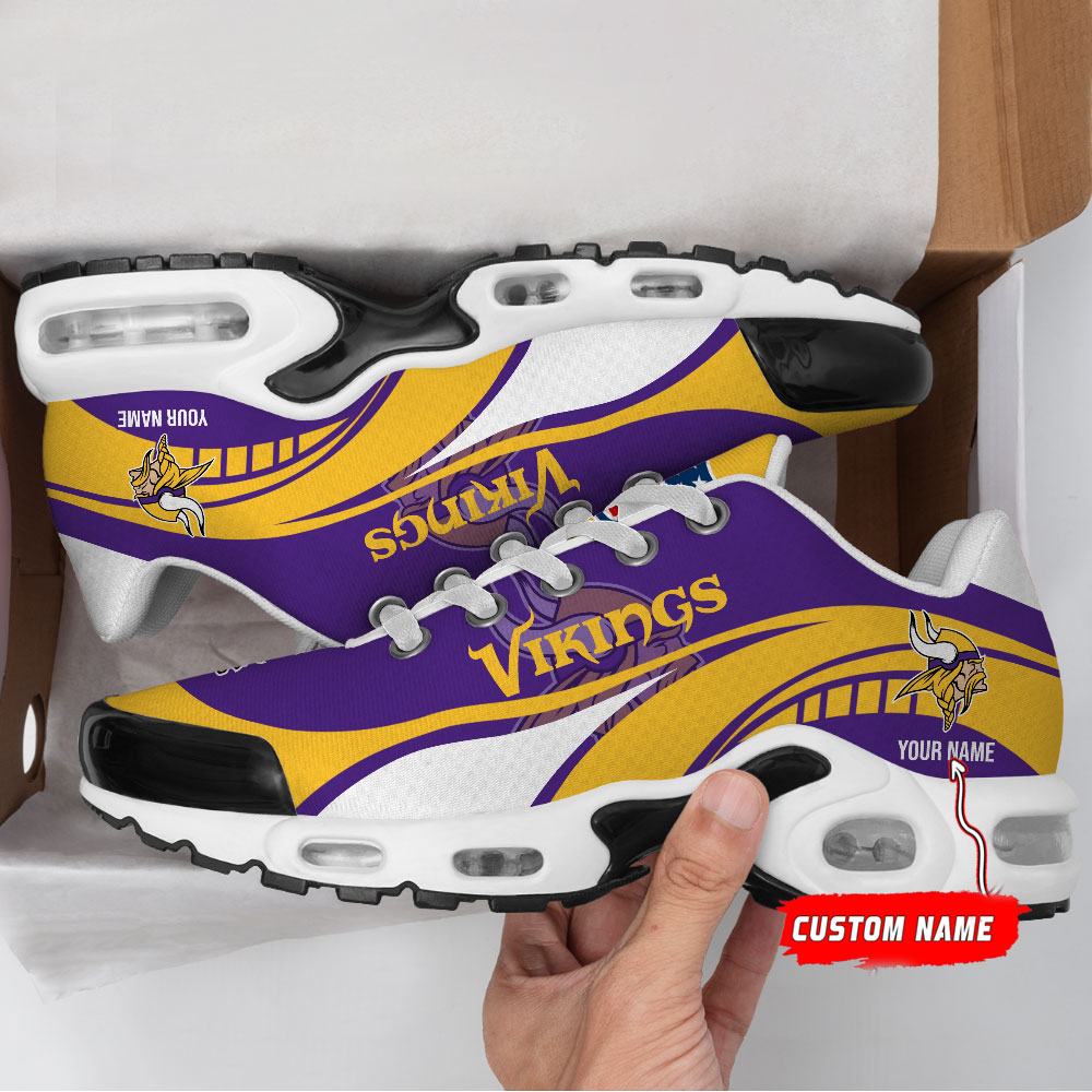 Minnesota Vikings NFL Purple And Yellow Air Force Shoes Gift For Fans