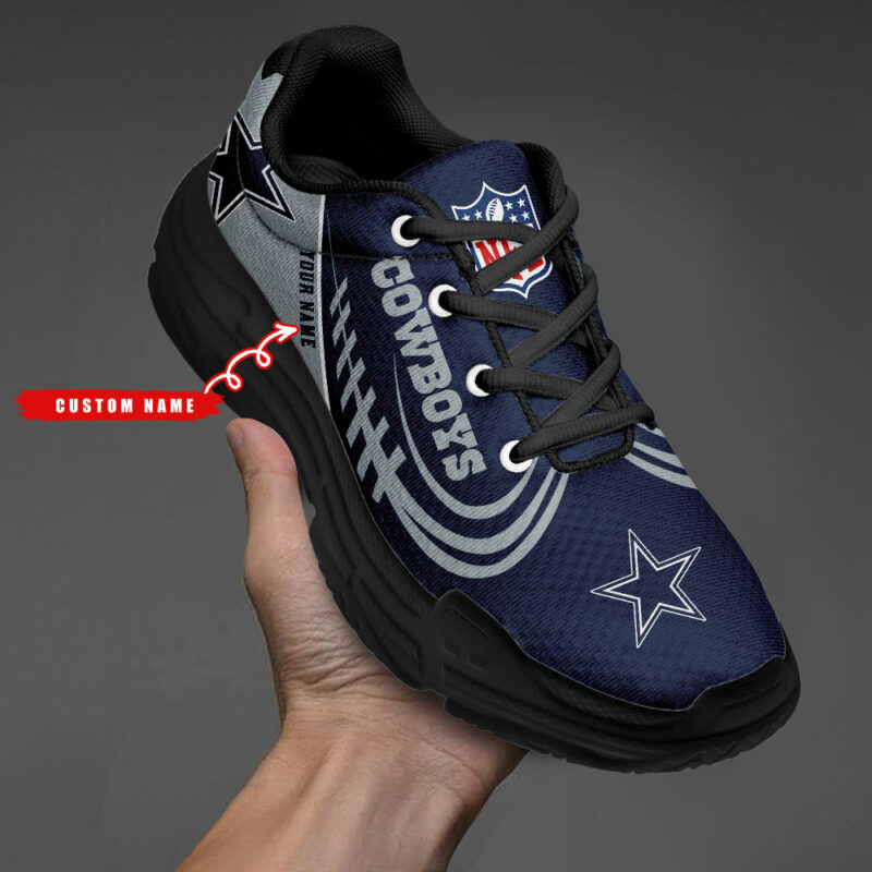 Dallas Cowboys Personalized Shoes,NFL Custom Name Sneakers For Men And Women  - Ingenious Gifts Your Whole Family