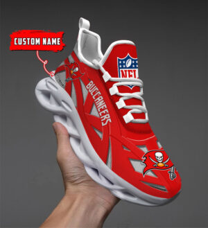 Tampa Bay Buccaneers NFL Clunky Shoes Custom Name Max Soul