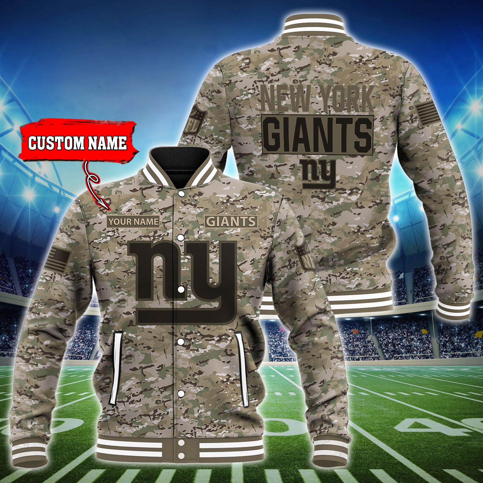 New York Giants-NFL Personalized Baseball Jacket Perfect Gift For  Veterans-SP30082356ID02 - Welo Gift