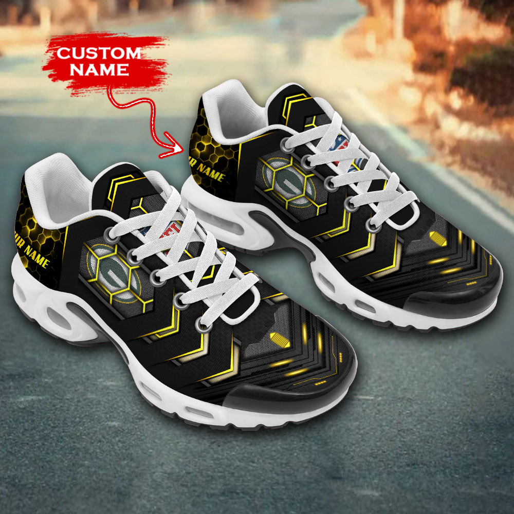 Green Bay Packers NFL Clunky Max Soul Shoes Custom Name Unique