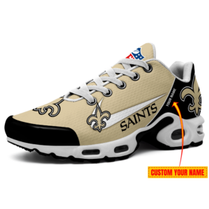 New Orleans Saints Tennis Shoes  Saints apparel, New orleans saints, Swag  shoes