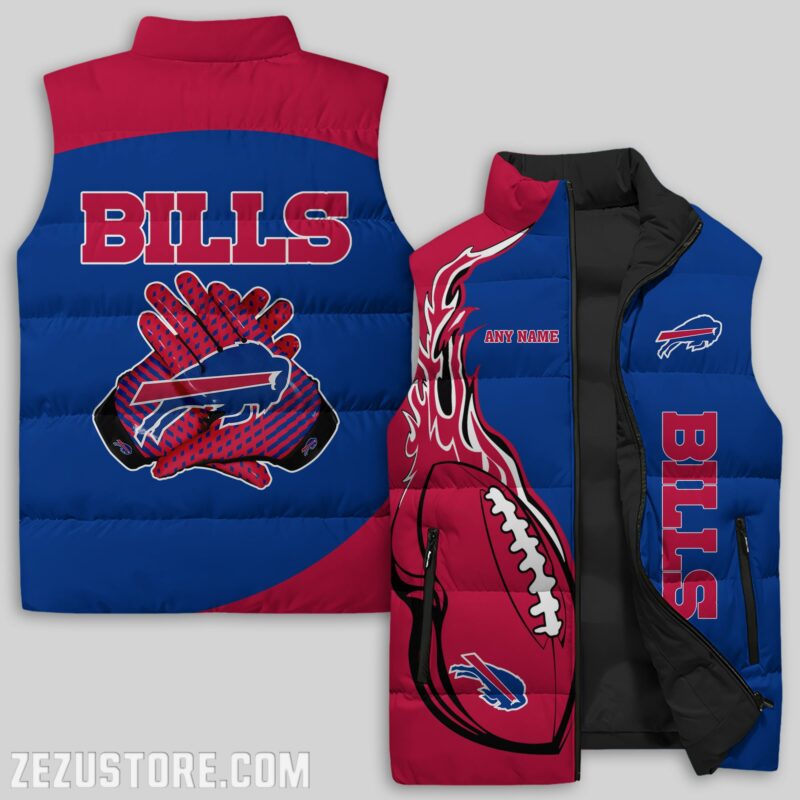 NFL Buffalo Bills Logo Flame Pattern 3D Hoodie Pullover Print