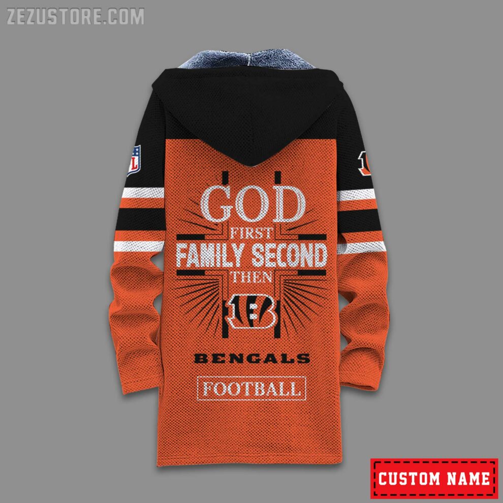 Cincinnati Bengals NFL Personalized God First Family Second