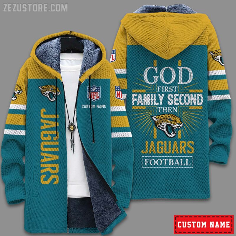 Jacksonville Jaguars NFL Personalized God First Family Second