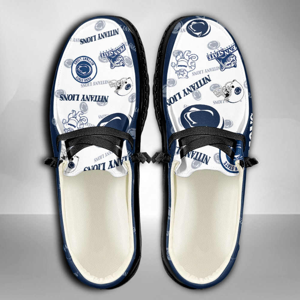 Penn State Nittany Lions-NCAA Custom Name Hey Dude H69 Shoes ...