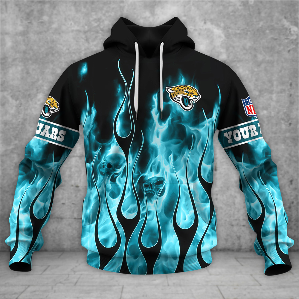 Nfl Jacksonville Jaguars Skull 3D T Shirt Men And Women For Fans - Banantees