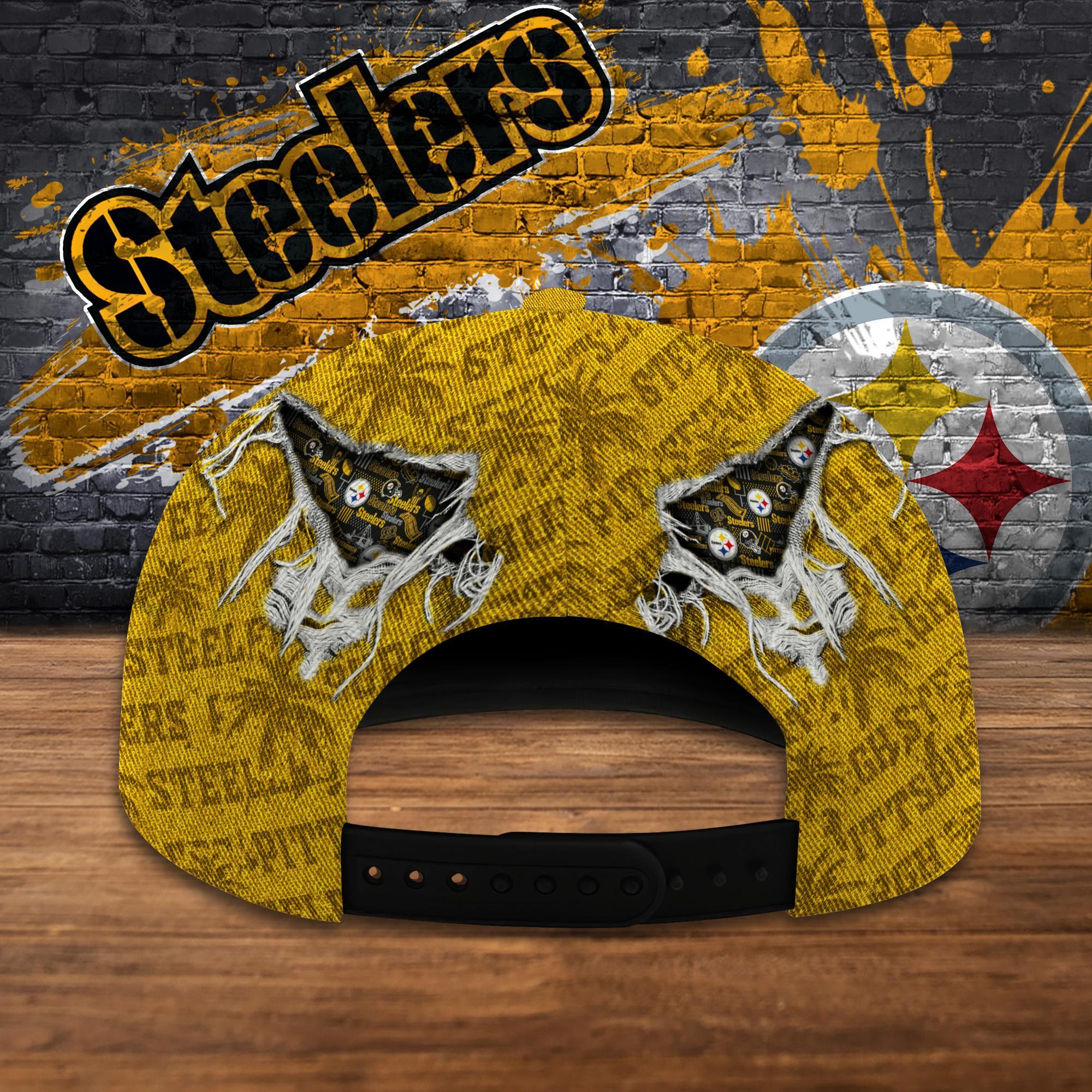 NFL Pittsburgh Steelers Skull Cap Universal Fit 