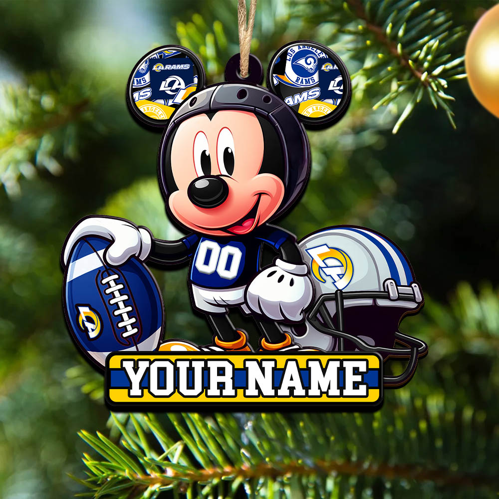 Los Angeles Rams Mickey SVG, Rams Football Mickey